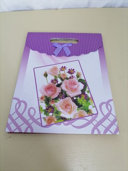 !Пакет подарочный (бумага, плотность 250г/м2), L24 W10.5 H32 см, 4в.