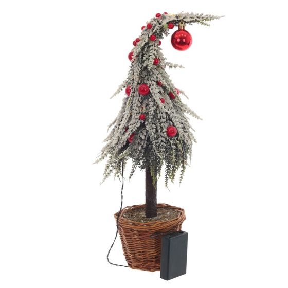 Изделие декоративное &quot;Елка&quot; с подсветкой (3хАА, не прилаг.), L20 W15 H45 см