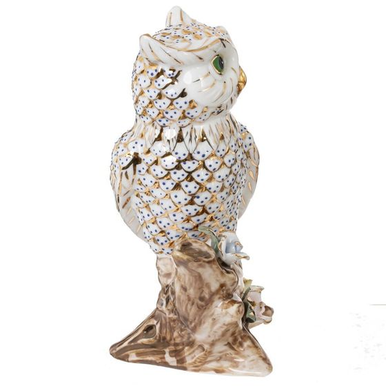 Фигурка декоративная "Сова", L10,5 W7,5 H14,5 см, 1 штука. дизайн микс