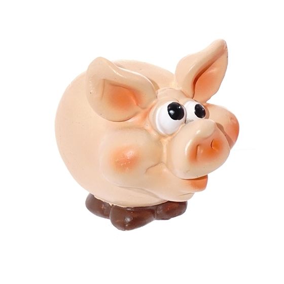 Фигурка декоративная &quot;Свинка&quot;, Д6 Ш4 В4,5см, 3в.