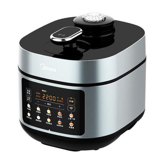 Midea Electric Pressure Cookers Automatic Venting Steaming And Boiling With Easy Cleaning MY-C552N