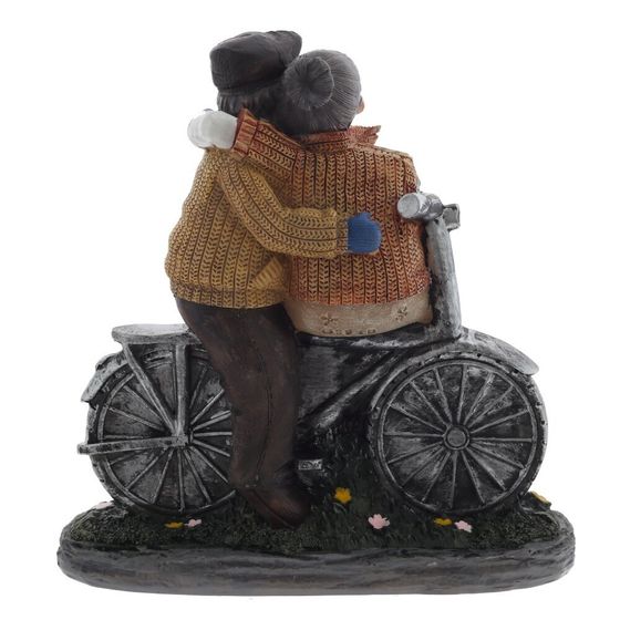 Фигурка декоративная "Бабушка с дедушкой", L17 W7,5 H18,5 см, 2в.