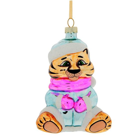 Украшение новогоднее &quot;Тигр&quot;, L8 W6 H12 см, 4в.