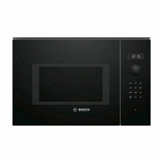 Микроволновая Печь с Грилем BOSCH BEL554MB0 Чёрный 25 L 900 W