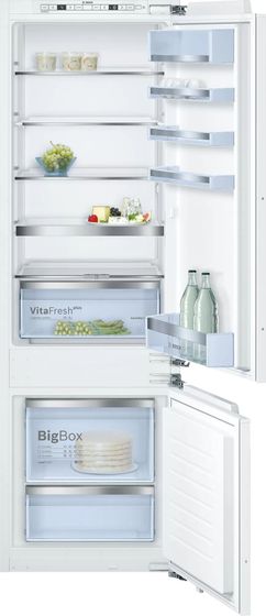 Холодильник встраиваемый Bosch KIS87AF30U белый (двухкамерный)