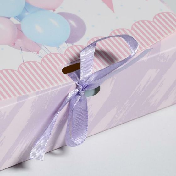 !НАБОР 2 ШТУКИ _ Складная коробка подарочная «Самый лучший день», 16,5 х 12,5 х5 см