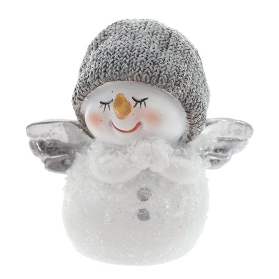 Фигурка декоративная &quot;Снеговик&quot;, L6 W3,5 H7 см, 2в.