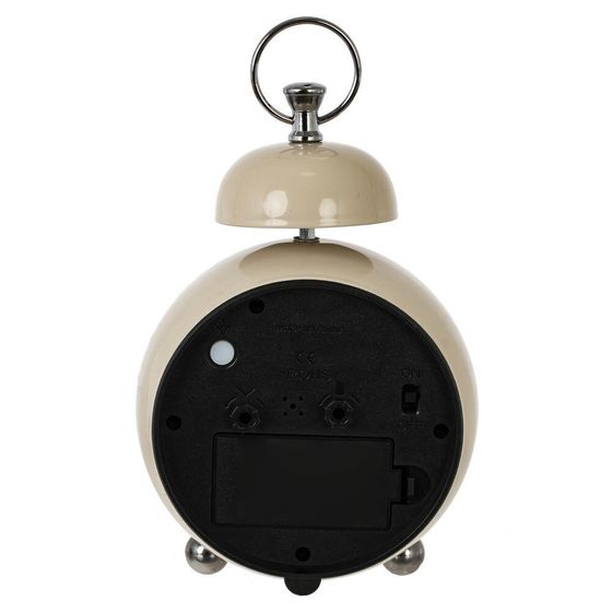 Будильник (2xАА н/п), L10,5 W7 H16 см