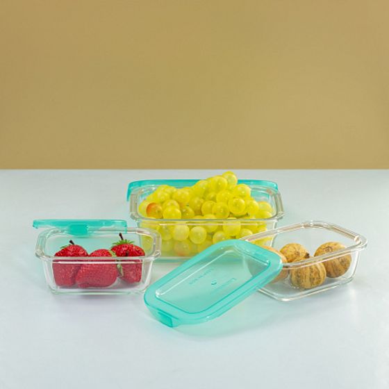 Набор контейнеров KEEP&#39;N&#39;BOX 3 предмета (380млх2, 820мл)  термосумка (тюркуаз)