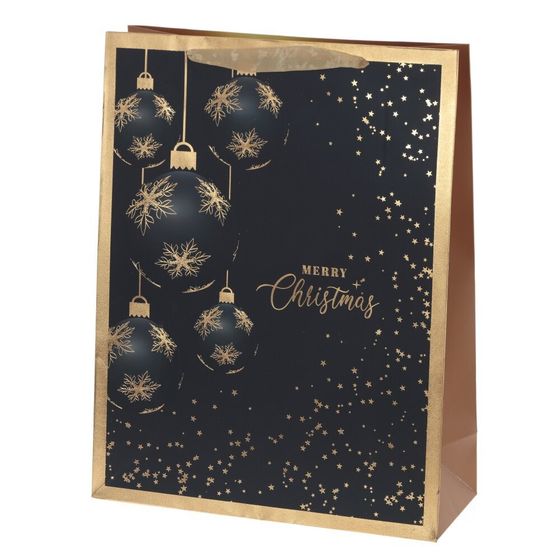 Пакет подарочный (бумага 210г/м2, блок микс 12шт), L31 W12 H40 см, 4в.