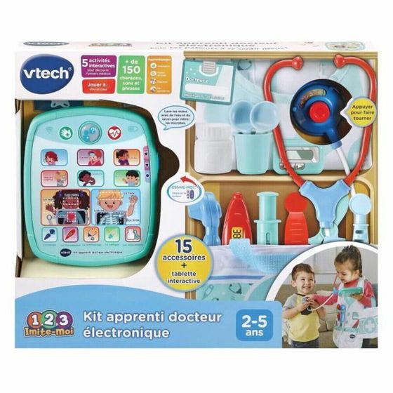 Игрушечный медицинский саквояж с аксессуарами Vtech Electronic Doctor Apprentice Kit