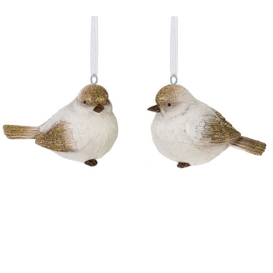 Фигурка декоративная  подвесная &quot;Птичка&quot;, L10 W6 H7 см, 2в.