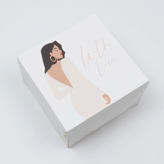 !Коробка подарочная складная, 3 штуки «С любовью», 12 х 8 х 12 см
