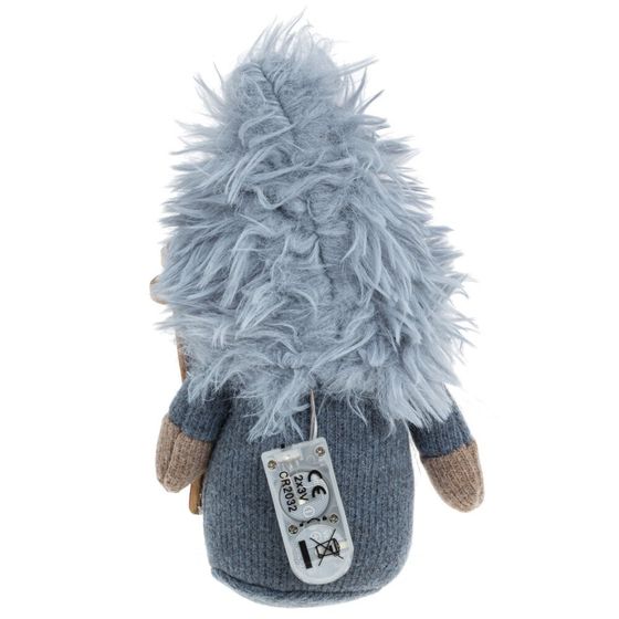 Игрушка набивная &quot;Гном&quot; (2xCR2032), L13 W14,5 H25 см, 2в.