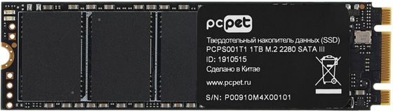 Накопитель SSD 1Tb PC Pet SATA M.2 2280 PCPS001T1 OEM