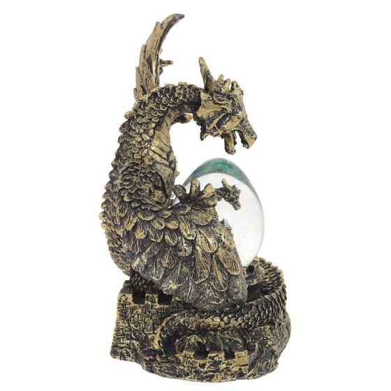 Фигурка декоративная в стекл.шаре &quot;Дракон&quot;, D 6 см, L16 W13 H23 см
