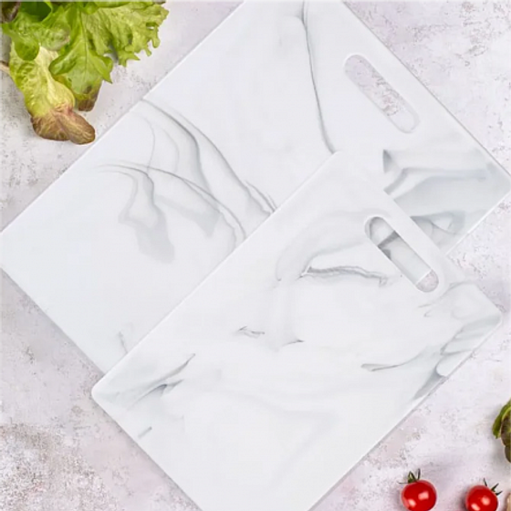 Доска разделочная MARBLE White 30х20см