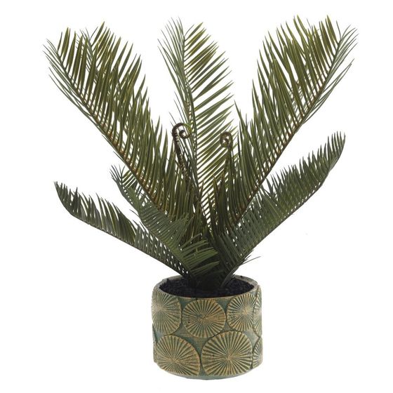 Цветочная композиция "Пальма", L37 W33 H45 см, 1 штука, дизайн микс