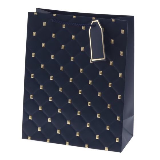 Пакет подарочный (бумага 210г/м2, блок 12шт), L26 W12 H32 см, 8в.