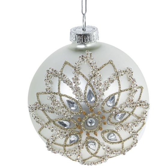 Набор из 12шт Украшение новогоднее &quot;Шар&quot;, D 8 см, L35 W25 H9 см