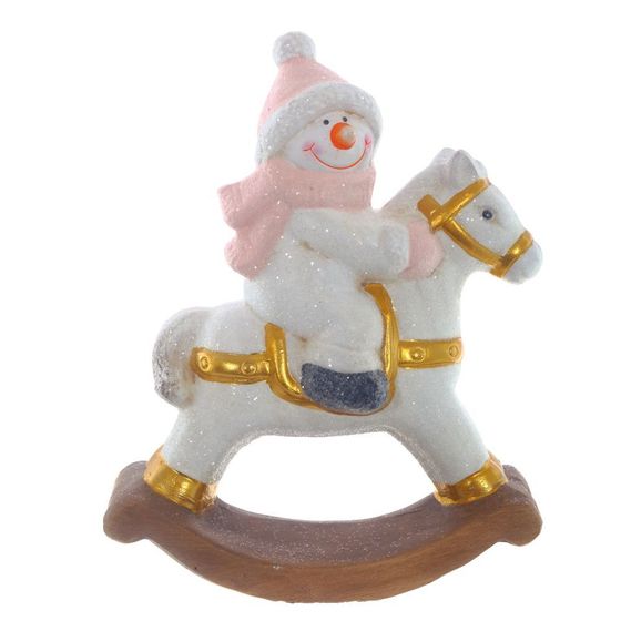 Фигурка декоративная &quot;Дед Мороз&quot;, &quot;Снеговик&quot;, L20 W8 H25 см, 2в.