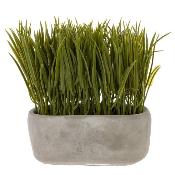 Цветочная композиция &quot;Осока&quot;, L14 W7,5 H16 см