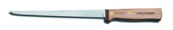 Dexter Traditional 9&quot; Thin Flexible Fillet Knife, Rosewood Handle, Clam