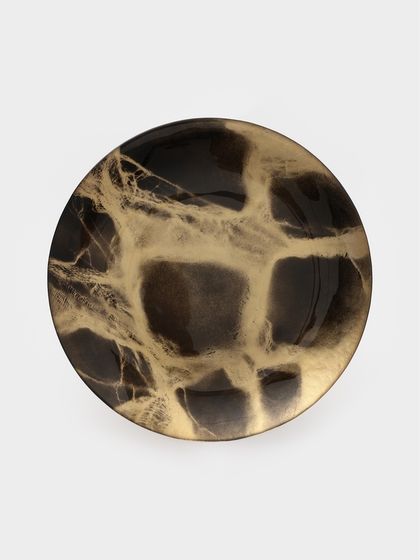 Тарелка подстановочная &quot;Brown Marble&quot; 33 см, цвет коричневый