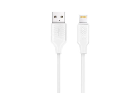 Кабель Harper USB 2.0 A(m) - Lightning(m) 1м белый (BCH-521)