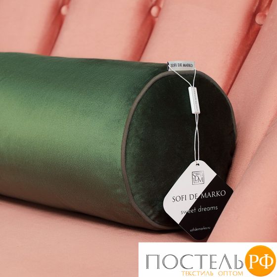 Под-Бл-60х20х20млт Блейк (малахит) Подушка-валик 60х20х20