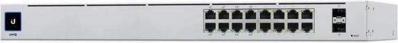 Коммутатор Ubiquiti USW-16-POE (L2) 16x1Гбит/с 2SFP 16PoE+ 42W управляемый (028547)