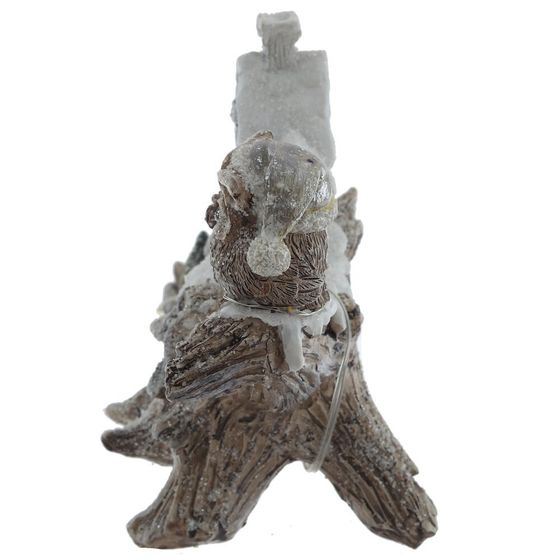 Фигурка декоративная &quot;Зимняя композиция&quot; с подсветкой  (LR44x2,прилаг), L2, L20,5 W9 H14 см, 2в.