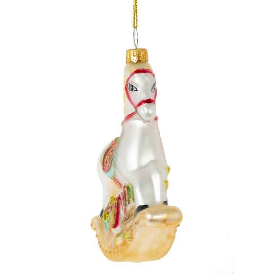 Украшение новогоднее &quot;Лошадка-качалка&quot;, L9 W3 H11 см