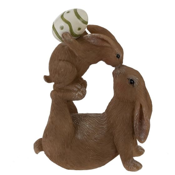 Фигурка декоративная &quot;Зайцы&quot;, L9,5 W5,5 H13 см