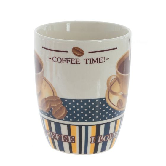 Кружка 350 мл, L11 W8 H10,5 см, дизайн микс