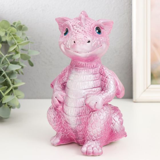 !Фигурка "Дракончик" 18х10х10 см, розовый