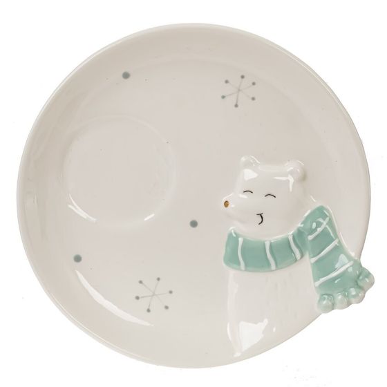 Набор чашка с блюдцем &quot;Белый медведь&quot;,  245 мл, L16 W15 H9 см