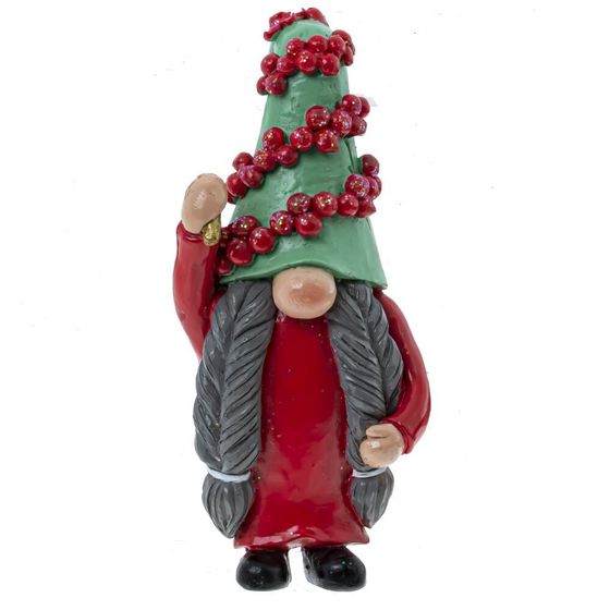 Фигурка декоративная &quot;Ангел/Дед Мороз/Снеговик/Гном&quot;, L5 W3,5 H10,5 см, 4в.