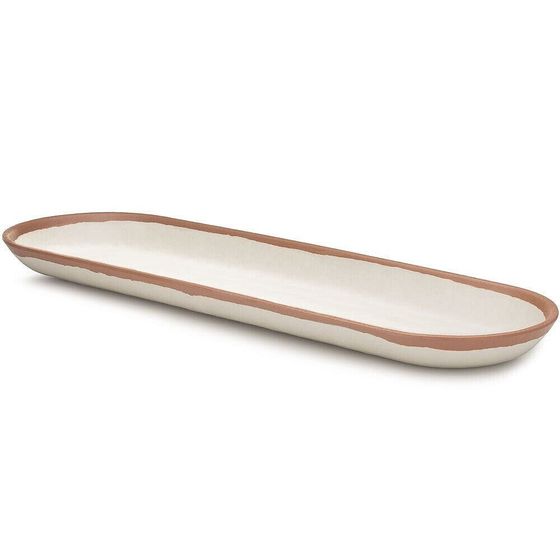 Potter Terracotta Melaboo Long Oval Platter