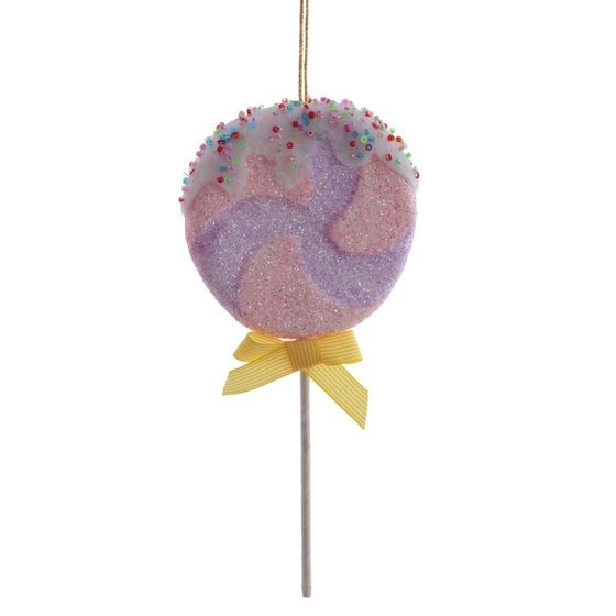 Изделие декоративное подвесное &quot;Леденец&quot;, L9 W1 H19 см, 3в.