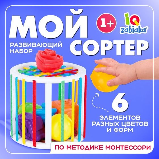 Развивающий набор «Мой сортер», 6 элементов, 1+