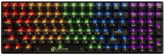 Клавиатура Oklick 915GK LED игровая проводная черный (1790371)
