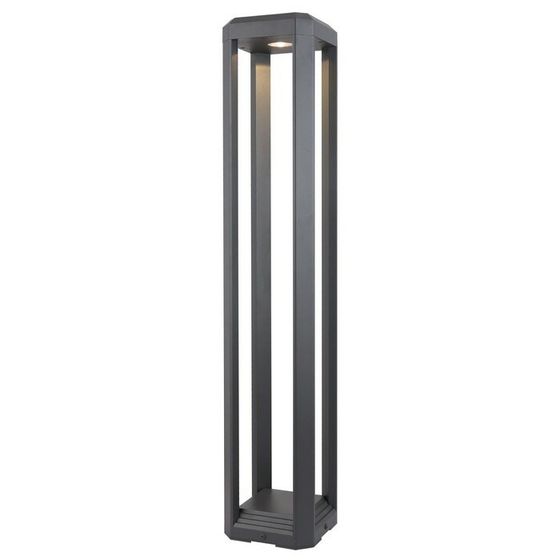 Светильник Outdoor O019FL-L12GR3K, LED, 13Вт, 15,1х15,1х80 см, 680Лм, цвет серый