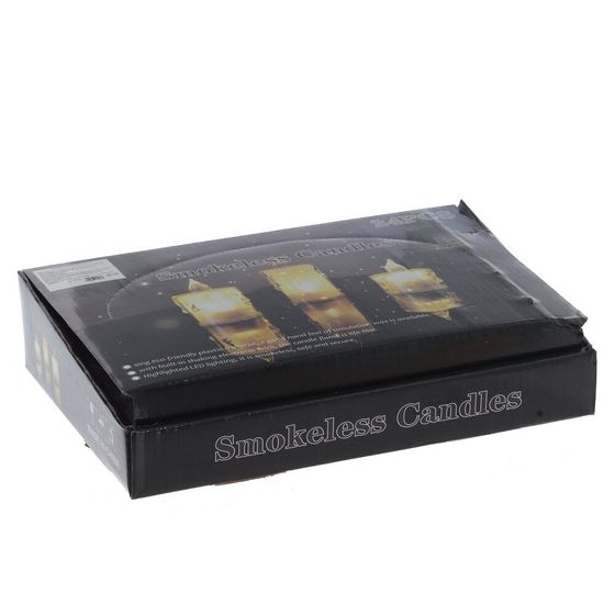 Изделие декоративное &quot;Свеча&quot; (подсветка, 3xLR54) L3,5 W3,5 H5 см