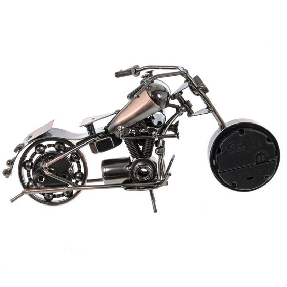 Изделие декоративное "Мотоцикл" с часами, (1xААА не прилаг.), L25 W12 H12 см
