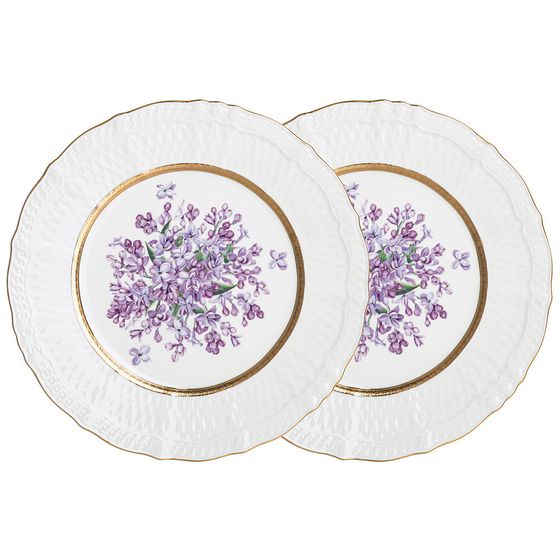 НАБОР ТАРЕЛОК ЗАКУСОЧНЫХ LEFARD &quot;LILAC&quot; 2 ШТ. 20,5 СМ