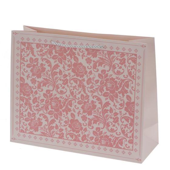 Пакет подарочный M (бумага 205г/м2, блок 12шт), L32 W11 H25,5 см