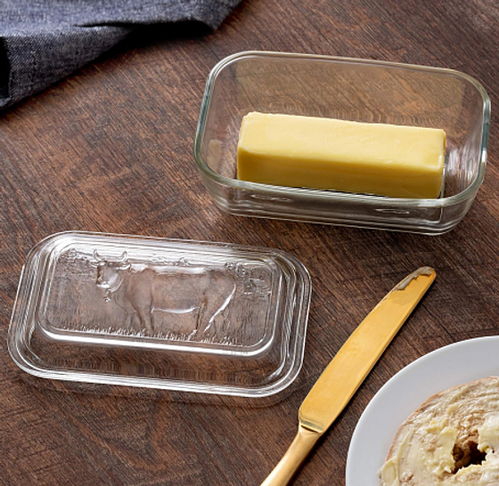 Масленка КОРОВКА с крышкой 17см