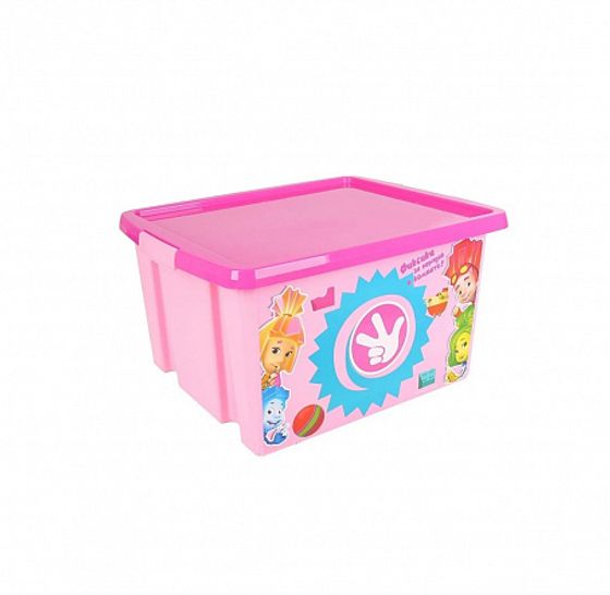 Ящик для игрушек ФИКСИКИ 30л