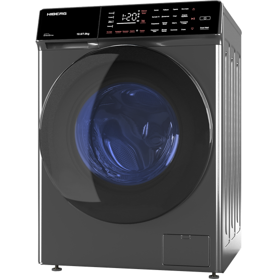 Стиральная машина Hiberg i-DDQ9-10714 Sd, 10.5кг, 1400об/мин